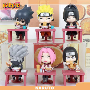 Bandai | New In Stock Bandai Naruto Breeze Ramen Lamian Noodles Theme Blind Box Handmade Ornament Gift Naruto Sasuke Model Toys