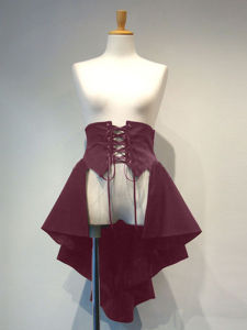 Pure Color Irregularly Fitted Lace-Up Skirt Street Style Ultra-Low Waist Midi Skirt for 18-24 Years Old Women Summer Thin