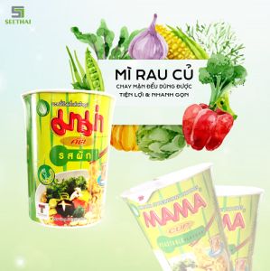 Mì chay rau củ MAMA Thái Lan mì chay- ly 60gr- MAMA instant noodles vegatables