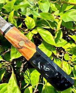 Chef kitchen japanese knife kiritsuke damascus steel