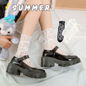 Roman Holiday Summer Thin White Lace Mid-tube Socks: A Fashion Guide