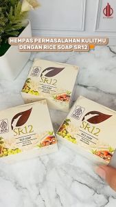 Sabun Wajah Jerawat Rice Soap SR12 Untuk Kulit Berminyak Berjerawat Sensitif Bruntus