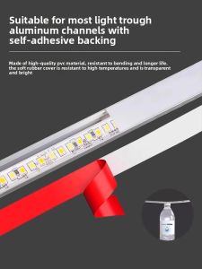 RUILUO | 3-Color Adjustable LED Self-Adhesive Soft Light Strip Waterproof