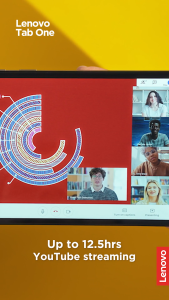 Lenovo Tab One (Free Folio Case) | 4GB + 128GB | 8.7" HD IPS 60Hz | 5100mAh | 1 Yr Warranty | ZAF00122SG | Tablet