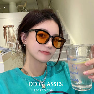 New Arrival Korean Sunglasses Womens UV Protection Sunscreen Xiaohongshu round Face Large Face Polarized Slim Looking Internet-Famous Sunglasses Men