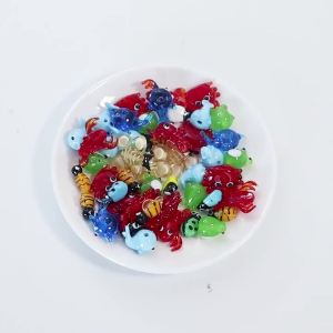 2-10 Chiếc Động Vật Hạt Thủy Tinh Bộ Cá Voi Ếch Lampwork Hạt Cho DIY Trang Sức Làm Rời Miếng Đệm Hạt Thân Thiện Với Môi Trường Hàng Thủ Công Nguồn Cung Cấp
