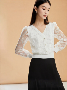 Vero Moda | Áo Cardigan Len Elegance và Ngọt Ngào
