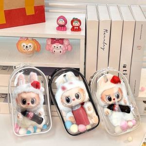 Labubu Third Generation PVC Doll Dust Cover Coca-Cola Happy Factor Front High Energy Protective Hood for All Gender Dolls