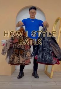 Hem Batik Lengan Pendek Pria Dewasa Kemeja Batik Pekalongan