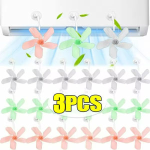 3Pcs Wall Mounted Air Conditioner Diffuser Self-adhesive Windproof Direct Blow Prevention Air Conditioner Wind Diverter Deflector Fan
