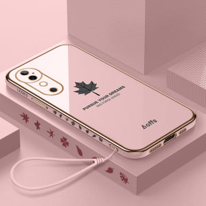 VivoS19 pro Silicone Phone Case Full Cover with Lanyard Anti-Fall Protection for Men And Women Compatible with Vivo Phones