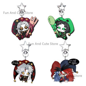 Game The Freak Circus Pierrot Harlequin Teresa Cosplay Costume Key Chains Acrylic Keychain Pendant Gifts
