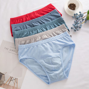 AB Underwear Cotton Antibacterial Mens and Womens Large Size Middle-Aged and Elderly Cotton High Waist AB Underwear Briefs Shorts 2822