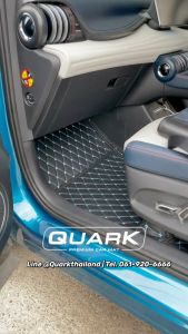 (รับประกัน2ปี+แถม3) พรม6D PAJERO ปี15-25 ของแท้ QUARK รุ่นหนา XPE2ชั้น ตรงรุ่น - พรมรถยนต์ ปาเจโร่