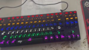 Phím cơ mini Aigo W661 led đổi màu 87 key bảo hành 12 tháng