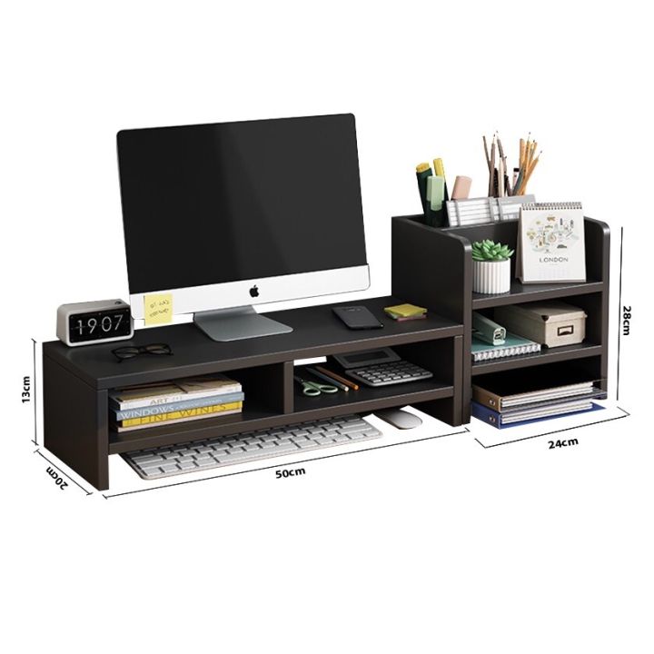 Kệ để màn hình máy tính , kệ sách để bàn đa năng cho phòng làm việc ...
