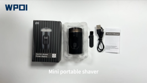 WPOI เครื่องโกนหนวดไฟฟ้า ที่โกนหนวดไฟฟ้า มีดโกนหนวดไฟฟ้า มีดเครา ขนาดเล็ก เครื่องโกนหนวดไฟฟ้าขนาดเล็กสำหรับผู้ชาย