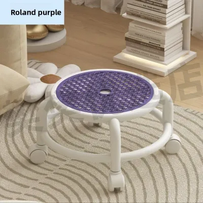 SINAIER | Mobile Small Round Stool with Casters