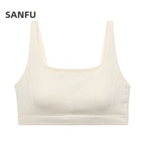 SANFU | Cooling Sporty Bra Womens Fixed Cups Strap Slim Backless Underwear