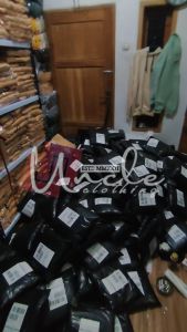 Jaket Zipper Pria Distro Uncle.Clothing Warna Putih Sablon Stop - Sweater Resleting - Baru 2024 - Murah Keren