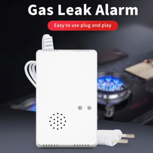 Gas Leak Alarm Sensor EU Plug Gas Leakage Detector Natural Liquefied Natural Gas Water Heater Leak Detector