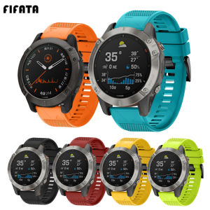 FIFATA Smart Watch Band Straps For Garmin Fenix 7 6 6S 6X 5X 5 5S 3 3HR Forerunner 935 945 Quick Release Strap Silicone Bracelet