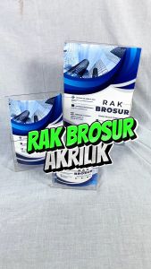 RAK BROSUR AKRILIK - DISPLAY TEMPAT BROSUR AKRILIK - UKURAN A6