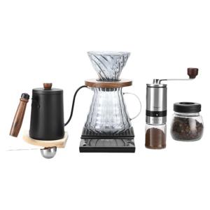 MONGDIO | Hand Pour Hand Crank Coffee Brewing Set