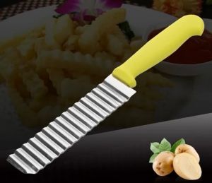 promo!!Pisau Dapur Stainless/Pisau Gelombang Pemotong Kentang Ketimun Wortel/Pisau Gerigi/Pisau Acar