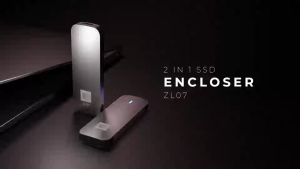 Heatz 2 in 1 ZL07 SSD Enclosure NGFF NVME Transfer Super Cepat 10 GBPS USB 3.1 Interface Type-C