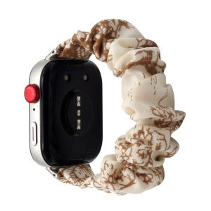 Women Scrunchie Band for Huawei Watch Fit 3/ 4/4 Pro Strap Cute Pattern Printed Bracelet Wristband for Small/Medium Wrist