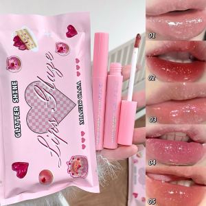 MAGIC CASA ชุดลิปกลอสประกายมุก 5 ชิ้น ชุดลิปคอนทัวร์เพิ่มความอวบอิ่ม ชุดลิปสีติดทนนาน ให้ความชุ่มชื้น