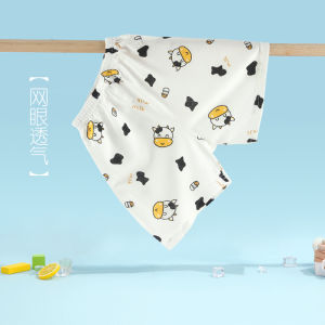 กางเกงขาสั้นสำหรับเด็กกางเกงใส่อยู่บ้านแบบบางสำหรับฤดูร้อนของทารกกางเกงตัวในผ้าฝ้ายแท้ใส่ด้านนอกสำหรับเด็กหญิงและเด็กชายกางเกงใส่นอนกางเกงฤดูร้อน