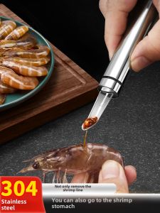 Dụng Cụ Gọt Vỏ Tôm Bằng Thép Không Gỉ Dụng Cụ Gọt Vỏ Đa Chức Năng Dụng Cụ Gọt Vỏ Để Loại Bỏ Tôm Mở Ruột Dụng Cụ Gọt Vỏ