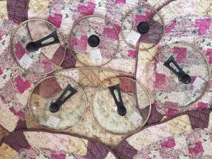 Nắp vung kính cường lực tròn size 20_ 24_26_28_30_32 cm. sale off 35%