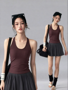 FITNESSGIRL | Sleeveless Body Shaping Sports Bra with Pads