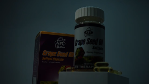 ATC Grape Seed Oil 500mg x 100s Capsules Whitening Anti-sugar Antioxidant Skin Hair Nail Health