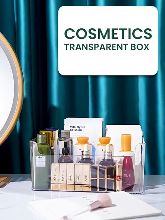 Stackable Open Acrylic Bathroom Vanity Desktop Organizer for Skincare ...
