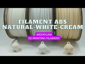 FILAMEN ABS SNOW WHITE PUTIH NATURAL 5 METER 250GR 1KG FILAMENT REFILL ISI ULANG TINTA 3D PRINTER PRINT 1.75mm DIY STYLUS PRINTING