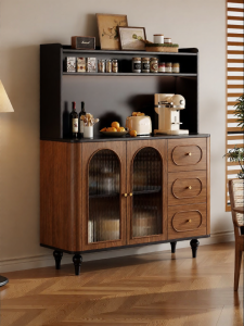 Small Spaces Vintage French Style Solid Wood Sideboard