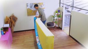 Sprei Resleting Elegan Cover Kasur Busa Jumbo Tebal 20cm LP