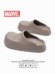Marvel 2025 Autumn Open-Toe Slippers Mens Outdoor Anti-Slip Wear-Resistant Lazy Half Slippers Beach Couples Shoes EVA Material