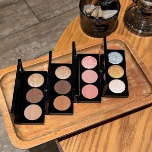 PhantomBear Three-Color Matte Eyeshadow Palette Giá Tốt Màu Hồng Nâu Tôn Giảm Saturation Đa Năng Phù Hợp Với Mọi Loại Da