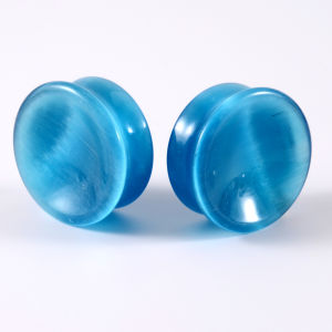 1 Đôi Khuyên Tai Hình Mắt Hổ Amethyst Howlite Đá Pha Lê Lõm Hai Mặt Thiết Kế Cổ Điển Trang Sức Xỏ Lỗ Cơ Thể Phụ Kiện Thời Trang