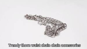 Biker Wallet Chain for Men Boyfriend Heavy Duty Pocket Chain with Round Clasp Men Chains for Jeans Pants Clothing Accessories