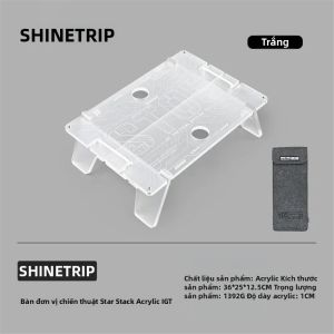 ShineTrip | Bàn Xếp Dã Ngoại Di Động ShineTrip Chất Liệu Acrylic Đa Năng Phụ Kiện IGT Bàn Ghép Nối Dùng Cho Cắm Trại