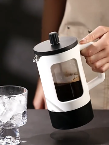 600ML large-capacity pour-over coffee maker filter cup tea infuser for hand brewing and steaming suitable for home coffee extraction equipment
