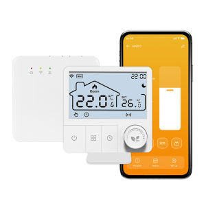 Tuya Smart Wifi Gas Boiler Thermostat Bộ Điều Khiển Nhiệt Độ Phòng Không Dây Hoạt Động Bằng Pin Với Khả Năng Tương Thích Với Alexa/Google Assistant