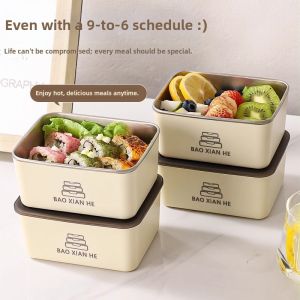 ZHIZHOU | Leak Proof Stainless Steel Food Storage Box