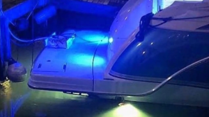 Boating accessories IP68 waterproof LED swimming pool light RGBW yacht light marine low voltage high power underwater light